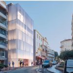 Façade en verre feuilleté Linit du cinéma Star de Cannes